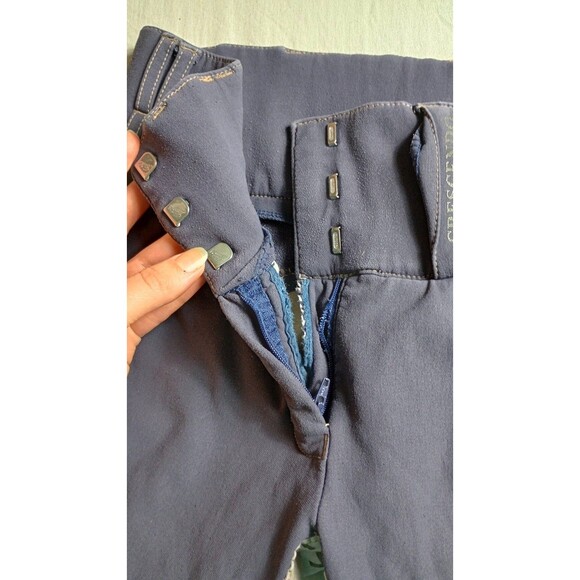 Horze Crescendo Knee Patch Breeches Women's Sz 24 Riding Pants - Picture 3 of 9